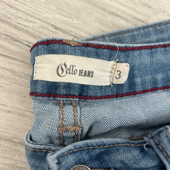 Cello Medium Blue Ripped Skinny Jeans - Picture 4 of 4